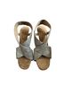 Diane von Furstenberg Silver Wedges Size 7 - photo 1