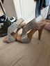 Diane von Furstenberg Silver Wedges Size 7 - photo 4