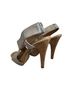 Diane von Furstenberg Silver Wedges Size 7 - photo 2