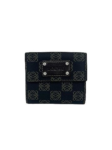 Loewe LOEWE Anagram Logo Leather Bi-fold Wallet, Mini Card Holder/Coin Purse, Brown, 32416 (view 1)