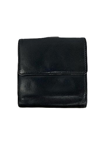 Loewe LOEWE Anagram Embossed Logo Nappa Leather Bi-fold Mini Wallet, Black, 22110 (view 2)