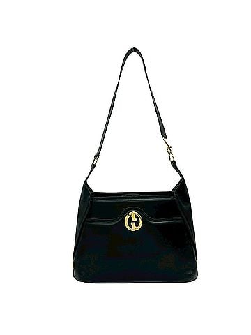 Gucci GUCCI (Old Gucci) G Logo Hardware Leather Semi-Shoulder Bag Tote Black 38622 (view 1)
