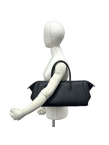 Hermès HERMES Paris Bombay 40, Veau Epsom Leather, Genuine Leather Handbag, Mini Boston Bag, Graphite, 49264 (view 2)