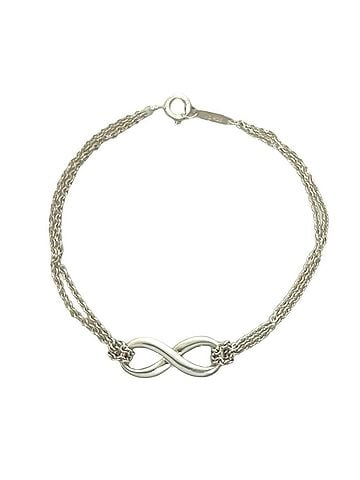 Tiffany & Co. TIFFANY&amp;Co. Tiffany Vintage Infinity Bracelet, Sterling Silver 925 Chain Accessory, Silver, Item Number 29853 (view 1)