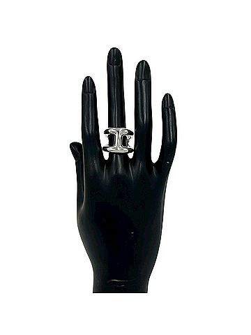 Hermès HERMES Osmos GM Sterling Silver 925 Ring, Accessory, Jewelry, Women's, Men's, Silver, Item No. 17799 (view 2)