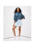 American Eagle Outfitters Solid Blue Skort Size 4 - photo 6