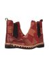 Free People Red Multi Color Ankle Boots Size 8 - photo 1