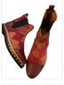 Free People Red Multi Color Ankle Boots Size 8 - photo 8