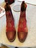 Free People Red Multi Color Ankle Boots Size 8 - photo 4