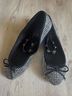 Kurt Geiger Black Silver Flats Size 6 - photo 4