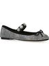 Kurt Geiger Black Silver Flats Size 6 - photo 12