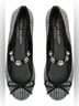 Kurt Geiger Black Silver Flats Size 6 - photo 3