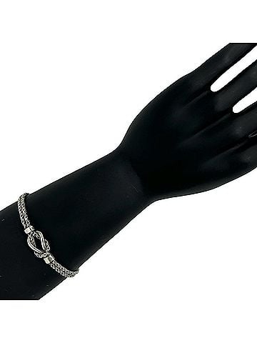 Tiffany & Co. TIFFANY&amp;Co. Tiffany Vintage Double Rope Center Knot Bracelet, Sterling Silver 925, Accessory, 071-1 (view 2)