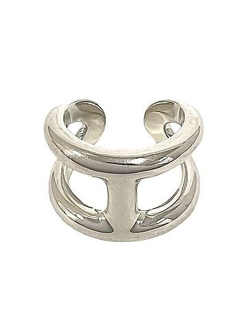 Hermès HERMES Osmos GM Ring, Sterling Silver 925, Accessory, 380-6 (view 1)