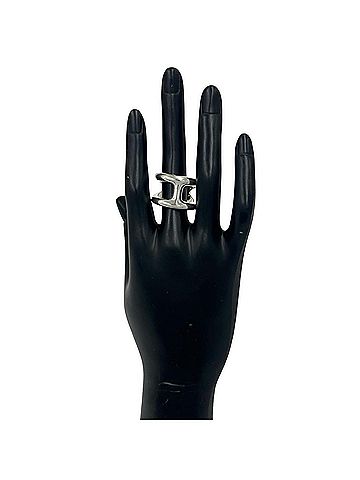 Hermès HERMES Osmos GM Ring, Sterling Silver 925, Accessory, 380-6 (view 2)