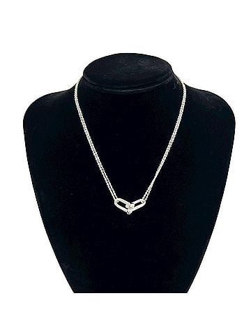 Tiffany & Co. TIFFANY&amp;Co. Tiffany HardWear Double Link Necklace, Sterling Silver 925, Accessory, Item Number 57563 (view 2)