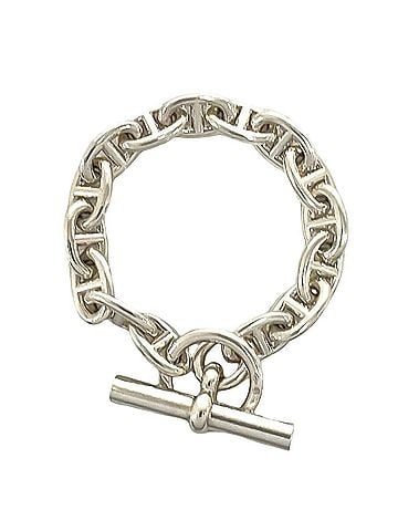 Hermès HERMES Chaine d'Ancre PM 15-link bracelet, sterling silver (925), accessory, 98002 (view 1)