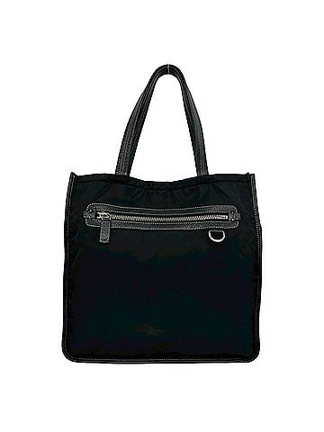 Prada PRADA Prada Triangle Logo Plate Hardware Tessuto Nylon Leather Genuine Tote Bag Handbag Black 41373 (view 1)