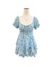 Francesca's Floral Blue Casual Dress Size S - photo 1