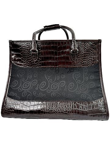 Brighton Vintage Brighton Travel Pet Carrier Tote Leather Tote (view 2)