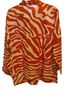 Connie Roberson Stripes Red White Button-Down Shirt Size XL - photo 2