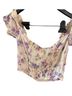 ABound Floral Multi Color Short Sleeve Blouse Size S - photo 1