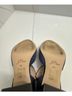J.Crew 100% Raw Silk Blue Gold Green Heels Size EU 36 - photo 4