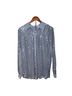 Cato 95% Polyester 5% Spandex 100% Polyester Solid Silver Gray Long Sleeve T-Shirt Size XL - photo 1