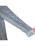 Cato 95% Polyester 5% Spandex 100% Polyester Solid Silver Gray Long Sleeve T-Shirt Size XL - photo 5