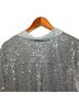 Cato 95% Polyester 5% Spandex 100% Polyester Solid Silver Gray Long Sleeve T-Shirt Size XL - photo 3