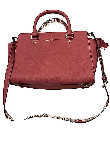 Michael Kors Leather Satchel (view 2)