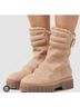 Free People 100% Suede Tan Boots Size 9 1/2 - photo 6