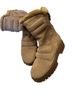 Free People 100% Suede Tan Boots Size 9 1/2 - photo 2