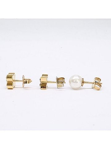 Louis Vuitton LOUIS VUITTON M75446 Charmie Pearl Earrings 3-Piece Set, Gold Earrings, Women's (view 2)