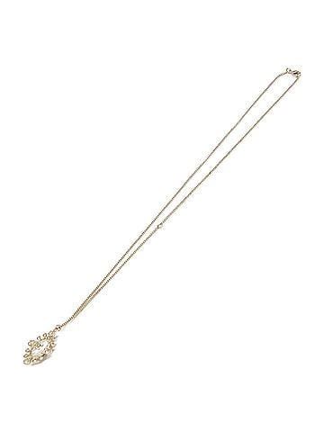 Chanel CHANEL Chanel Excellent Condition B19C Coco Mark Pearl x Bijou Pendant Necklace Light Gold Women's (view 2)