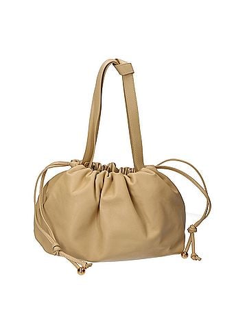 Bottega Veneta BOTTEGA VENETA Bottega Veneta The Barbem Medium Handbag, Yellow Beige, Excellent Condition, Women's (view 1)