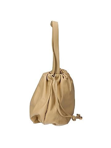Bottega Veneta BOTTEGA VENETA Bottega Veneta The Barbem Medium Handbag, Yellow Beige, Excellent Condition, Women's (view 2)