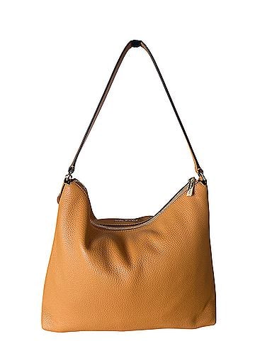 Michael Kors Merritt Large Pebbled Leather Cargo Shoulder Bag Leather Hobo (view 2)