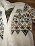 Maurices Aztec Or Tribal Print Multi Color White Cardigan Size M - photo 4