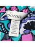 Soma Bow Print Graphic Teal Purple Pink Casual Dress Size S - photo 8