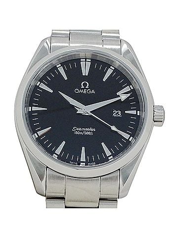 Omega Omega Seamaster Aqua Terra 2517.50 Men's Watch, Brand Name, Date, Quartz, Stainless Steel (SS), Silver, Black (view 2)
