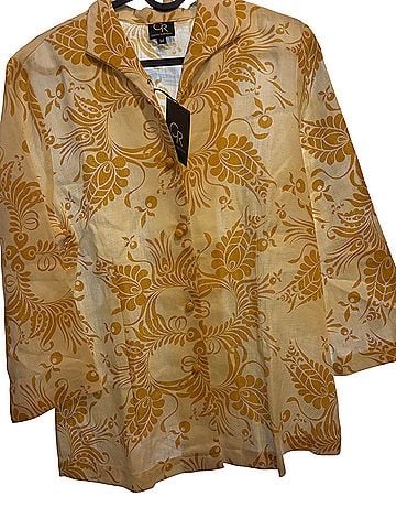 Connie Roberson Connie robertson 3/4 Sleeve Button-Down Shirt (view 1)