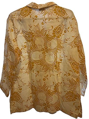Connie Roberson Connie robertson 3/4 Sleeve Button-Down Shirt (view 2)