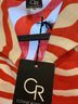 Connie Roberson Stripes Red White Button-Down Shirt Size XL - photo 3