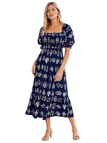 Tuckernuck Beaufort Botanical Hannah Dress Casual Dress (view 2)