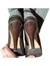 Cole Haan Solid Gray Brown Heels Size 8 - photo 2