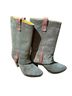 Earthies 100% Suede Gray Brown Heels Size 8 - photo 1