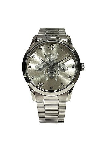 Gucci Gucci GUCCI G-Timeless Watch Bee Total weight 108.5g Stainless steel Quartz Silver dial 126.4 (view 1)