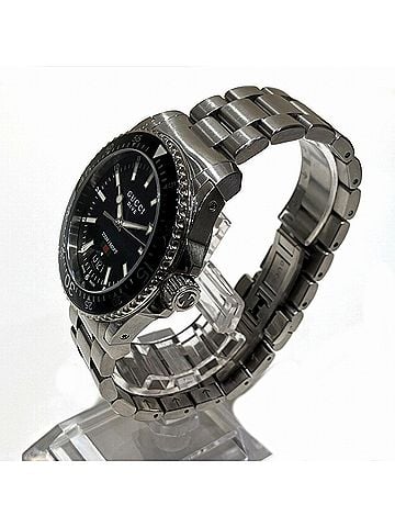 Gucci Gucci Dive watch, total weight 154.2g, stainless steel, automatic movement, black dial, 136.3 (view 2)