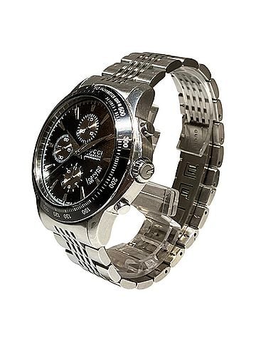 Gucci Gucci G-Timeless watch, total weight 182g, stainless steel, automatic winding, black dial, 126.2 (view 2)